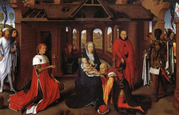 Hans Memling The Adoration of the Magi oil painting image
